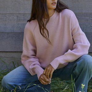 Pink Lavender Pullover Lightweight Sweater